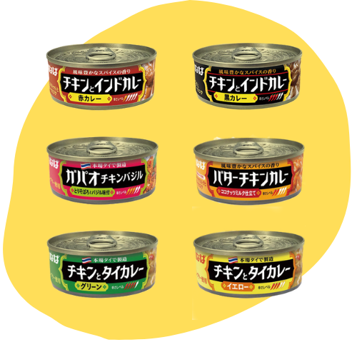 チキンカレー 5種類 + ガパオ 12缶セット(115g)